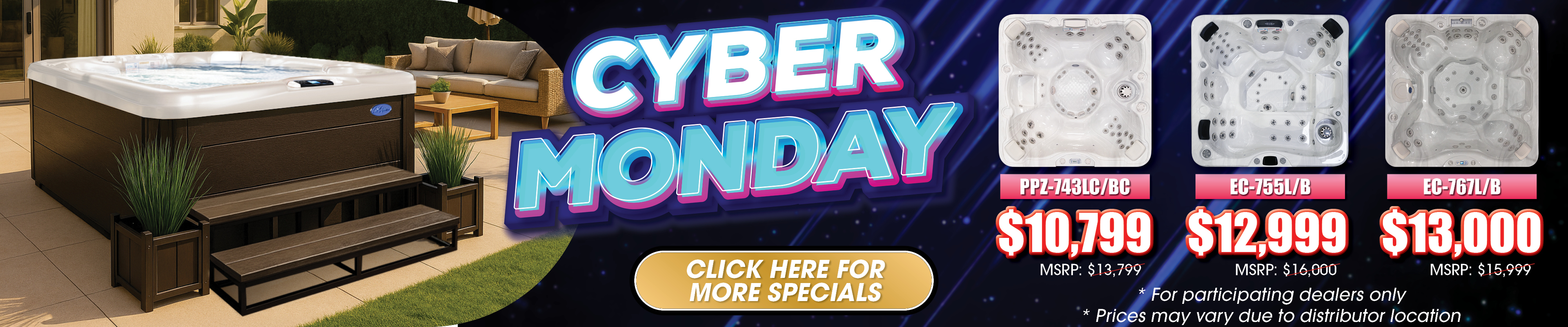 Calspas hot tub being used in a family setting - Marysville