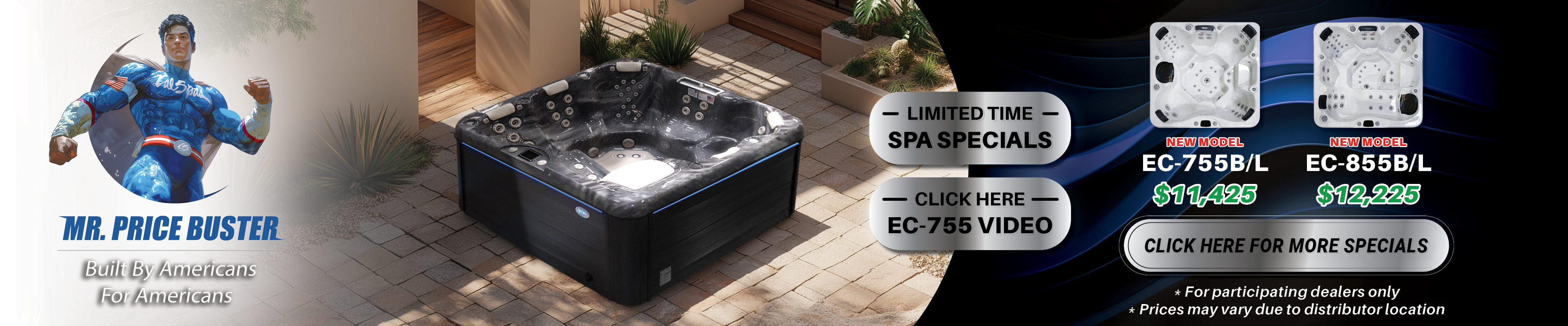 Calspas hot tub being used in a family setting - Marysville